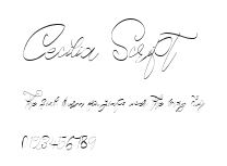 Cecilia Script Preview