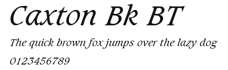 Caxton Bk BT Preview