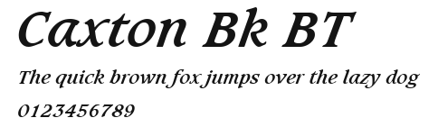 Caxton Bk BT Preview