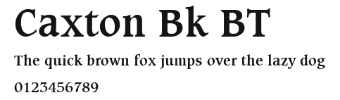 Caxton Bk BT Preview