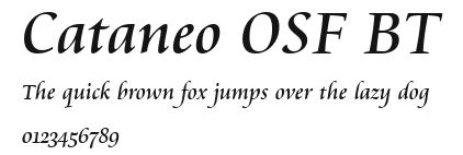 Cataneo OSF BT Preview