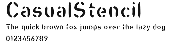 CasualStencil Preview