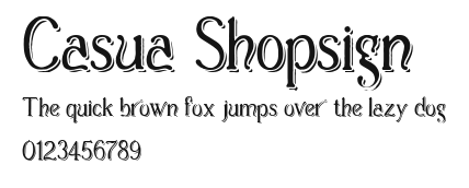 Casua_Shopsign Preview