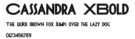 Cassandra XBold Preview