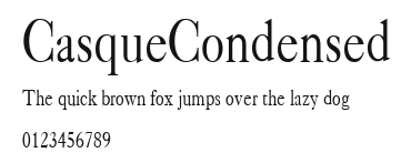 CasqueCondensed Preview