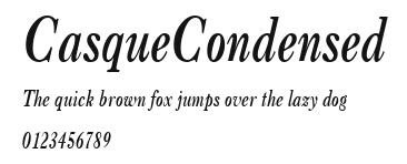 CasqueCondensed Preview