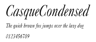 CasqueCondensed Preview
