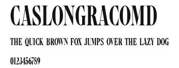 CaslonGraComD Preview