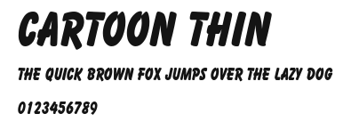 Cartoon Thin Preview