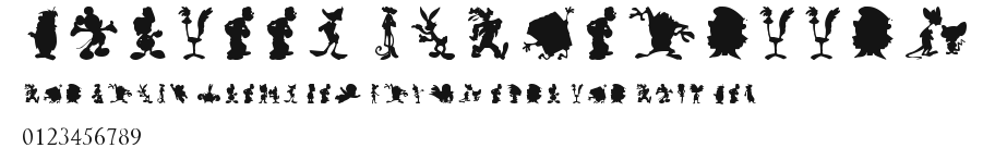 Cartoon Silhouettes Preview