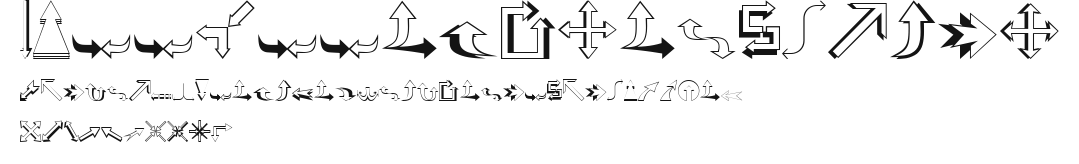 Carr Arrows (outline) Preview