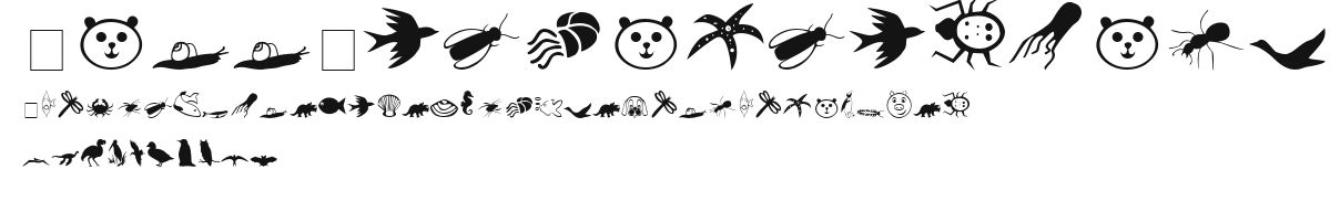 Carr Animal Dingbats Preview