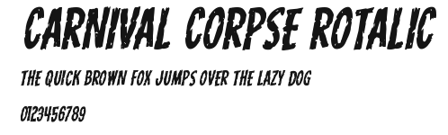 Carnival Corpse Rotalic Preview