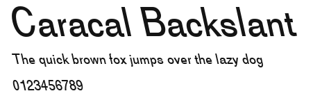 Caracal Backslant Preview