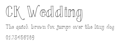 CK Wedding Preview