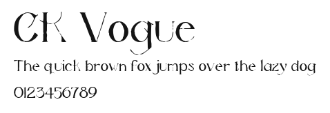 CK Vogue Preview
