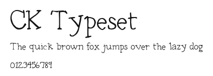 CK Typeset Preview