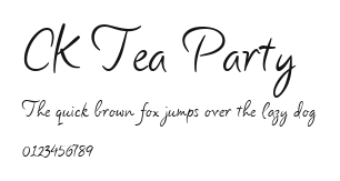 CK Tea Party Preview