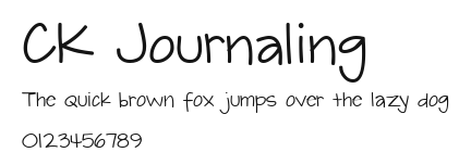 CK Journaling Preview