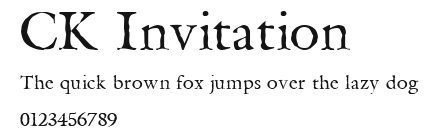 CK Invitation Preview