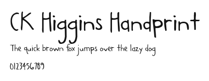 CK Higgins Handprint Preview