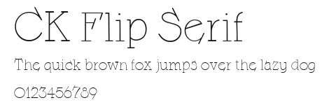 CK Flip Serif Preview