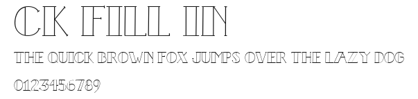 CK Fill In Preview