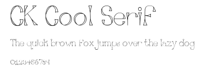CK Cool Serif Preview