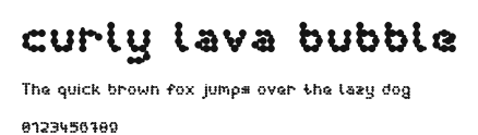 curly lava bubble Preview