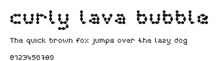 curly lava bubble Preview
