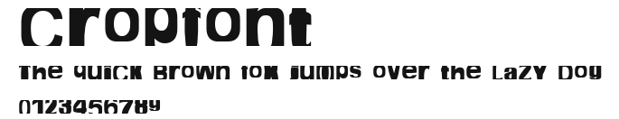 cropfont Preview