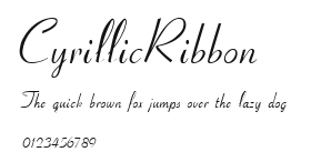 CyrillicRibbon Preview