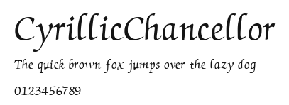 CyrillicChancellor Preview