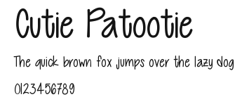 Cutie Patootie Preview