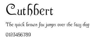 Cuthbert Preview