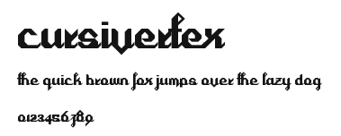 Cursivertex Preview