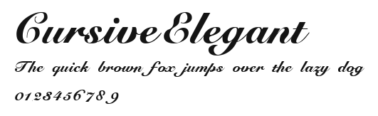 CursiveElegant Preview