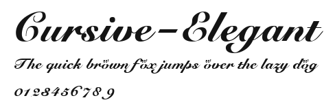 Cursive-Elegant Preview