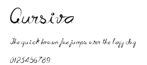 Cursiva Preview