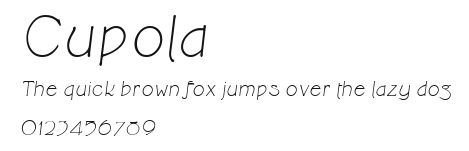 Cupola Preview