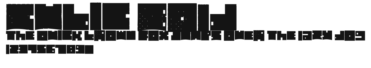 Cubic Bold Preview
