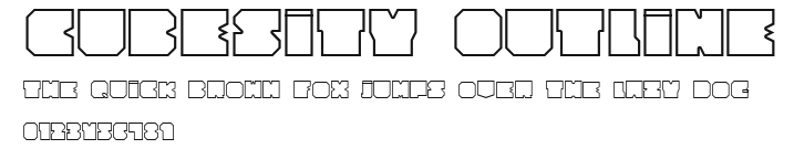 Cubesity outline Preview