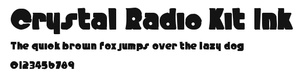 Crystal Radio Kit Ink Preview