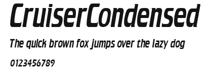 CruiserCondensed Preview