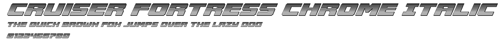 Cruiser Fortress Chrome Italic Preview