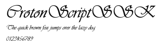 CrotonScriptSSK Preview