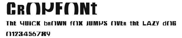 CropFont Preview