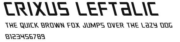 Crixus Leftalic Preview