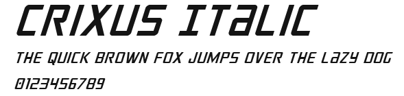 Crixus Italic Preview