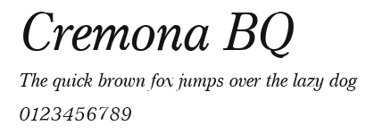 Cremona BQ Preview